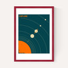 Solar System (blue) by Jazzberry Blue