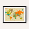 World Map by Jazzberry Blue