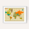 World Map by Jazzberry Blue