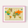 World Map by Jazzberry Blue