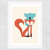 Fox & Koala Wide White Frame