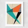 Diagonal Unity Medium White Frame