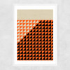Tri Graphic Narrow White Frame