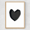 Oak Heart Medium Oak Frame