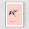 Like a Bird - Float by Jason Ratliff Narrow Oak Frame