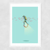 Under the Sea - Float by Jason Ratliff Narrow White Frame