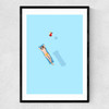 Under the Sun - Float by Jason Ratliff Narrow Black Frame