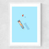 Under the Sun - Float by Jason Ratliff Medium White Frame