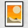 Death Valley by Jazzberry Blue Medium Black Frame