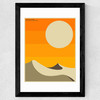 Death Valley by Jazzberry Blue Wide Black Frame