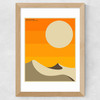 Death Valley by Jazzberry Blue Wide Oak Frame