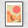 Grand Canyon by Jazzberry Blue Narrow Black Frame