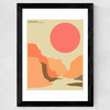 Grand Canyon by Jazzberry Blue Wide Black Frame
