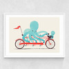 My Red Bike Medium White Frame