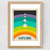 Explore Rainbow Wide Oak Frame