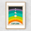 Explore Rainbow Narrow Oak Frame