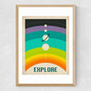 Explore Rainbow Medium Oak Frame