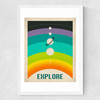 Explore Rainbow Medium White Frame