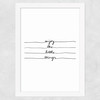 Little Things Wide White Frame