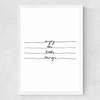 Little Things Medium White Frame