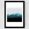 Woods Pastel Wide Black Frame