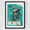 Live to Ride Medium Black Frame
