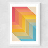 Back and Forth Medium White Frame