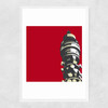 GPO Tower Narrow White Frame