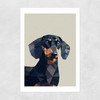 Daschund Unframed Print