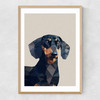 Daschund Narrow Oak Frame