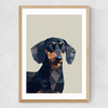 Daschund Medium Oak Frame