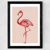 Flamingo by Studio Cockatoo Wide Black Frame