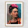 Frida 2 Narrow Oak Frame