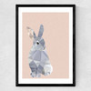 Rabbit Medium Black Frame