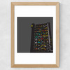 Trellick Tower Wide Oak Frame