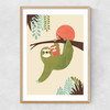 Mama Sloth Narrow Oak Frame