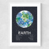 Earth by Tracie Andrews Medium White Frame