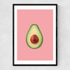 Avocado Narrow Black Frame