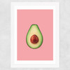Avocado Wide White Frame