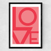 Love by Rafael Farias Medium Black Frame