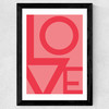 Love by Rafael Farias Wide Black Frame