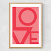 Love by Rafael Farias Medium Oak Frame