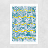 Pool Lines Unframed Print