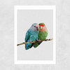 Two Love Birds Unframed Print