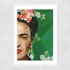 Frida Crop Narrow White Frame