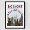 The Big Smoke Medium Black Frame