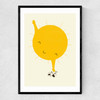 Belly Rub Narrow Black Frame