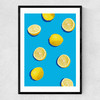 Lemons Narrow Black Frame