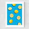 Lemons Medium White Frame