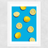 Lemons Wide White Frame